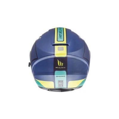MT Helmets  avenue blue/yellow/green